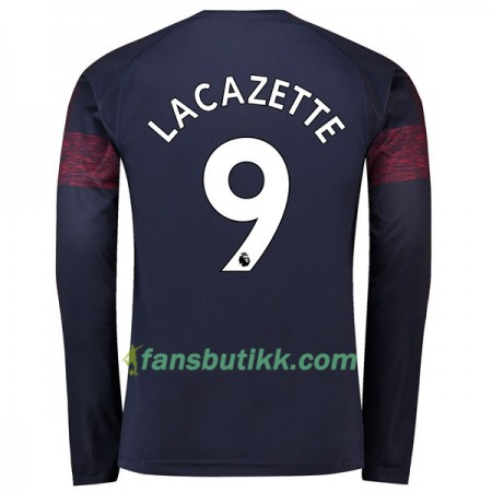 Fotballdrakt Arsenal Lacazette 9 Bortetrøye 2018-2019 Langermet